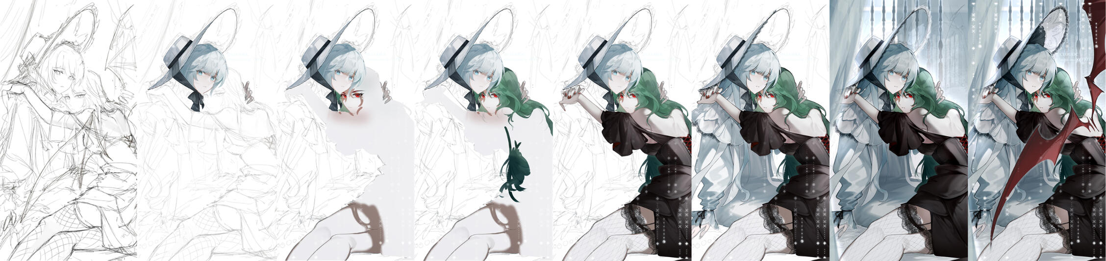 Painting process Painting process